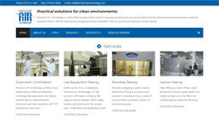 Desktop Screenshot of precisionairtechnology.com